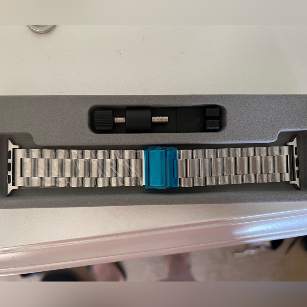 Metal band compatible with iWatch